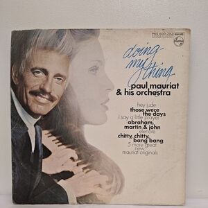 PAUL MAURIAT AND HIS ORCHESTRA Doing My Thing‎ 1969 Vinyl LP Philips PHS 600 292